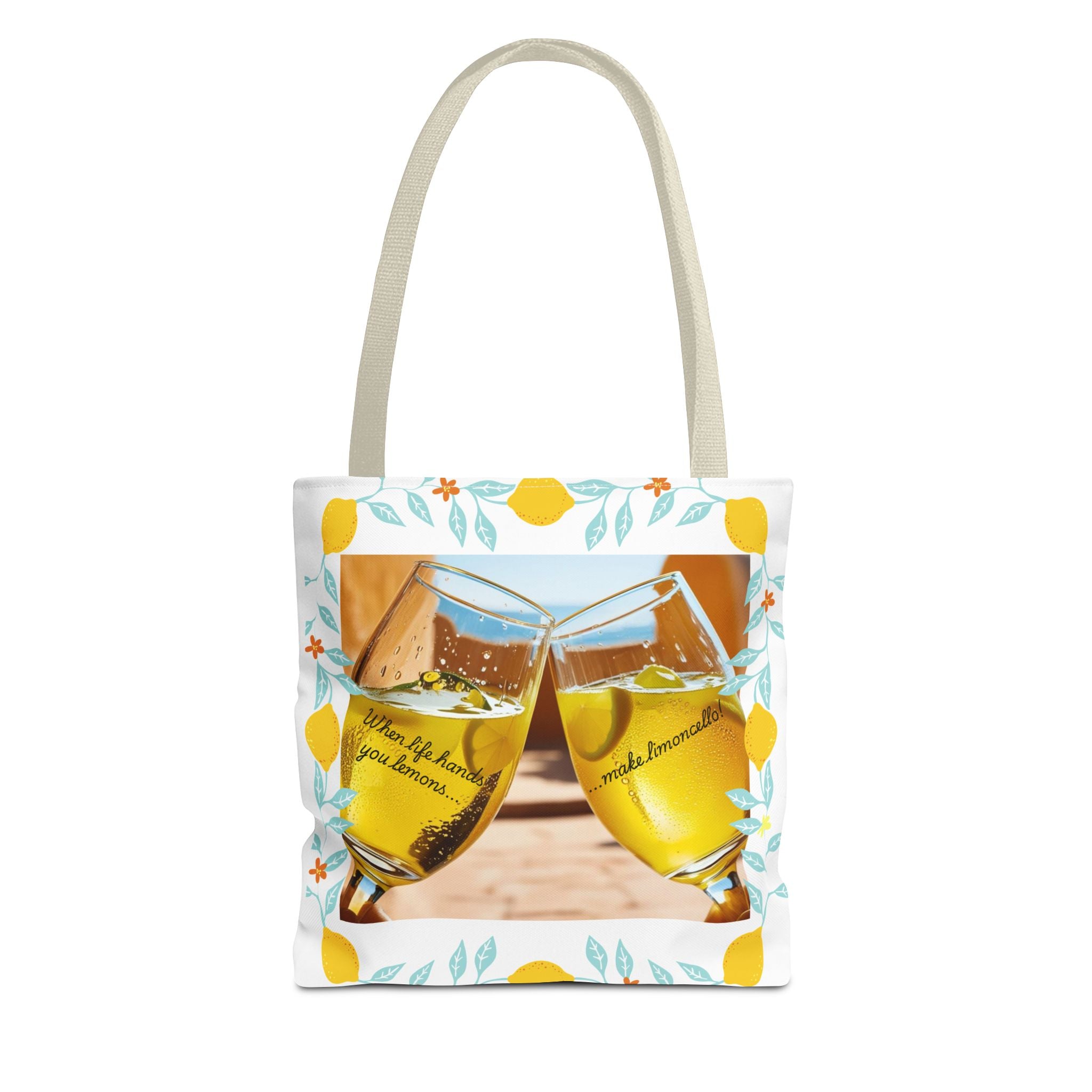 "When life hands you lemons, make limoncello!" - Cheers Limoncello Tote Bag