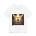 Christian Concert Tee — Microphone & Cross Worship Graphic T-Shirt