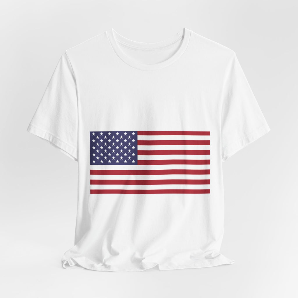 American Flag T-Shirt — Classic USA Pride Short Sleeve Tee