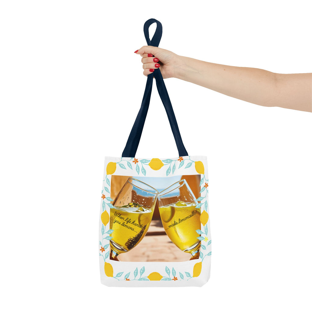"When life hands you lemons, make limoncello!" - Cheers Limoncello Tote Bag