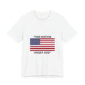 Patriotic Tee — "One Nation Under God" American Flag Shirt