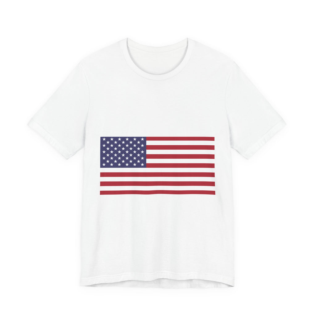 American Flag T-Shirt — Classic USA Pride Short Sleeve Tee