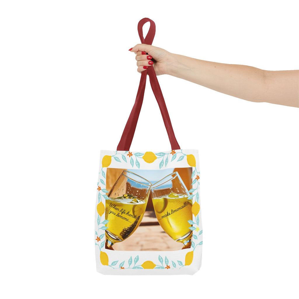 "When life hands you lemons, make limoncello!" - Cheers Limoncello Tote Bag