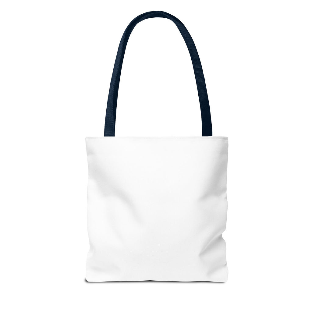 Good Vibes Beach Tote Bag — Retro Sunset Palm Tree Canvas Tote
