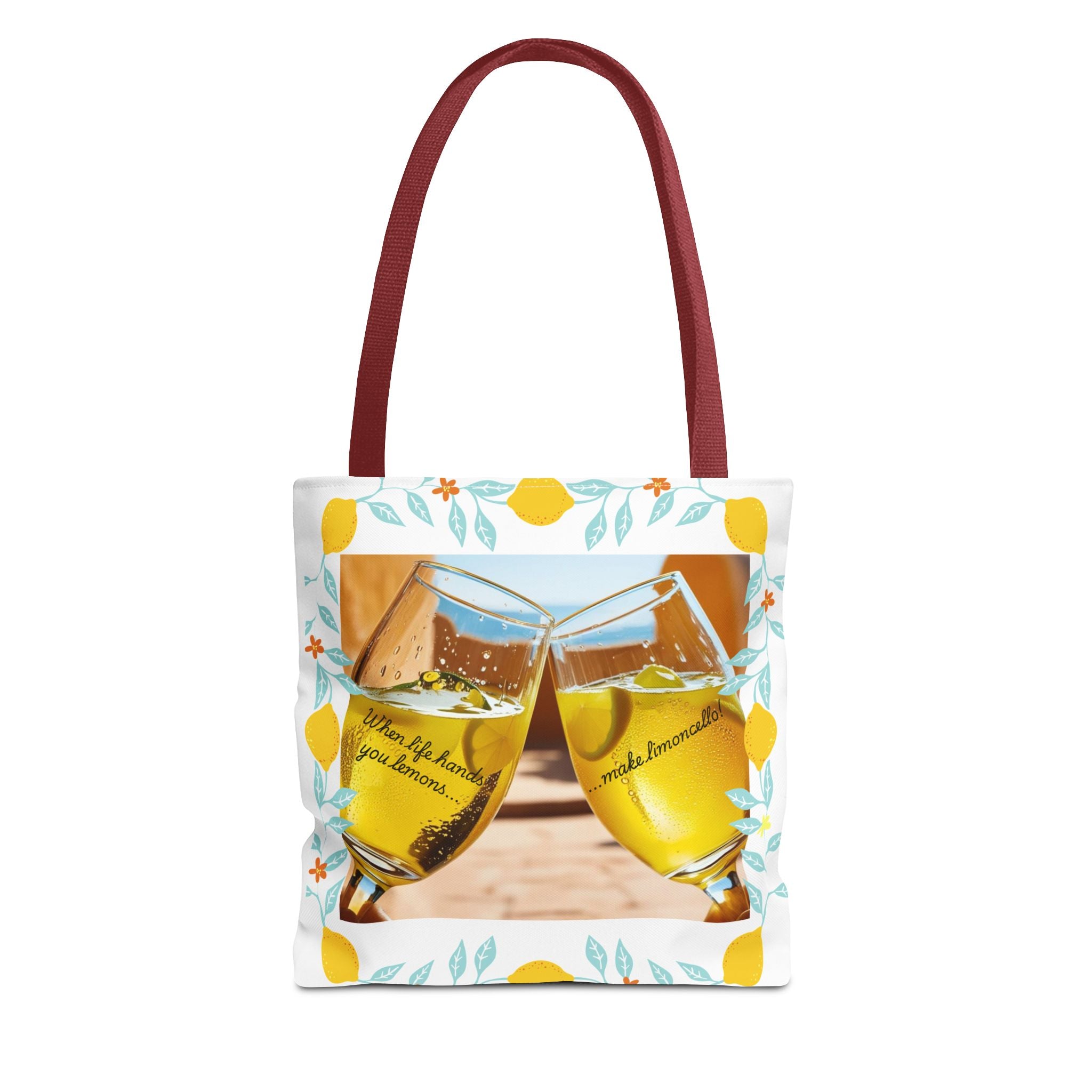 "When life hands you lemons, make limoncello!" - Cheers Limoncello Tote Bag
