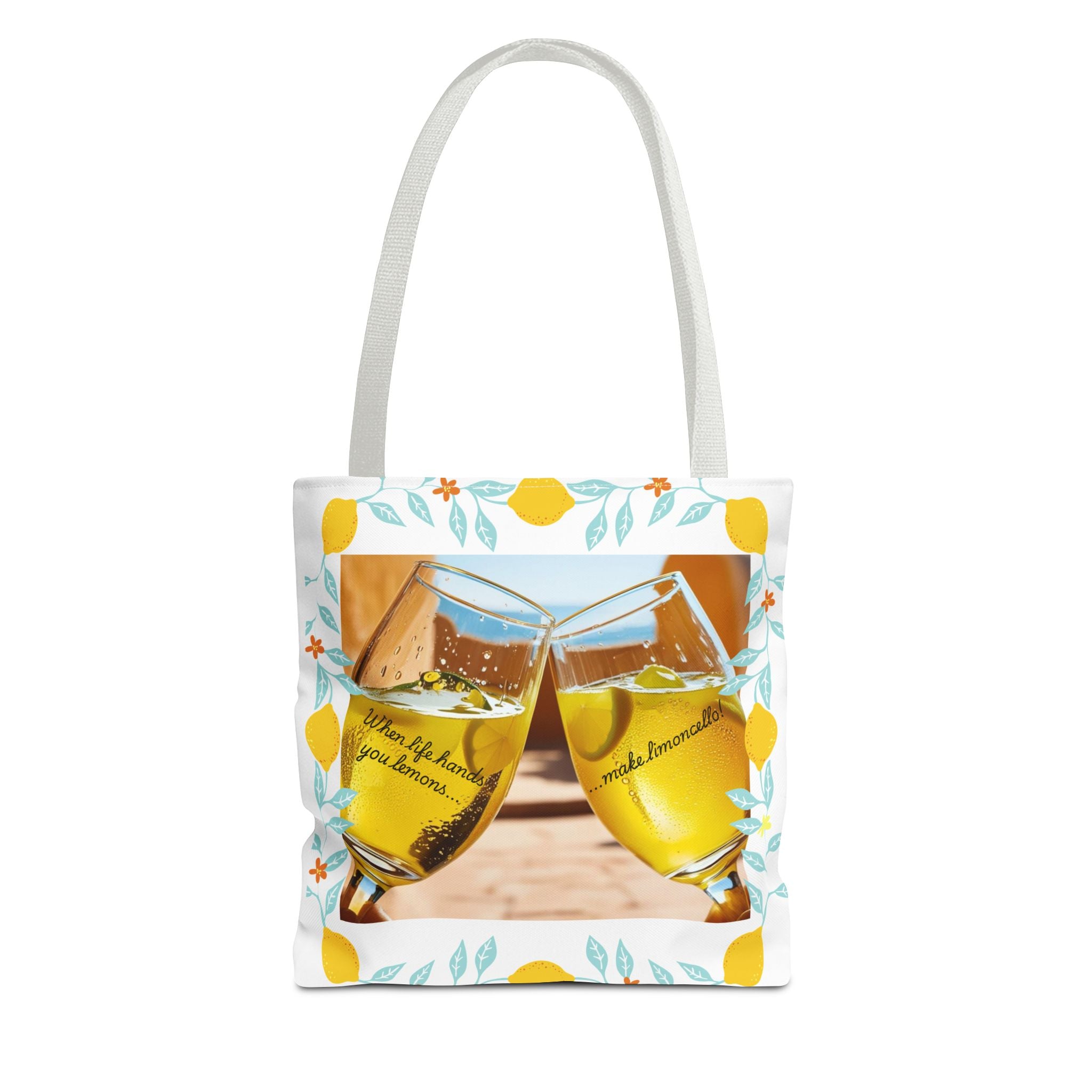 "When life hands you lemons, make limoncello!" - Cheers Limoncello Tote Bag